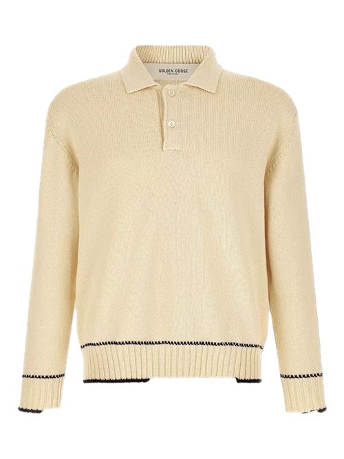 Maglione a maniche lunghe Rindley Knit Golden Goose | GMP02822.P002674.11560HERITAGE WHITE
